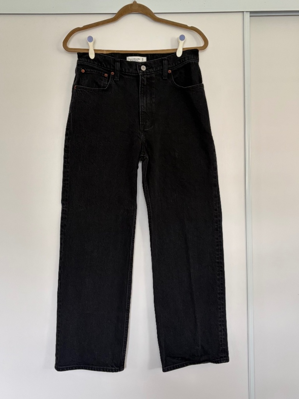 Abercrombie & Fitch The 90s Relaxed Jean High Rise Sz 28 (6) Short